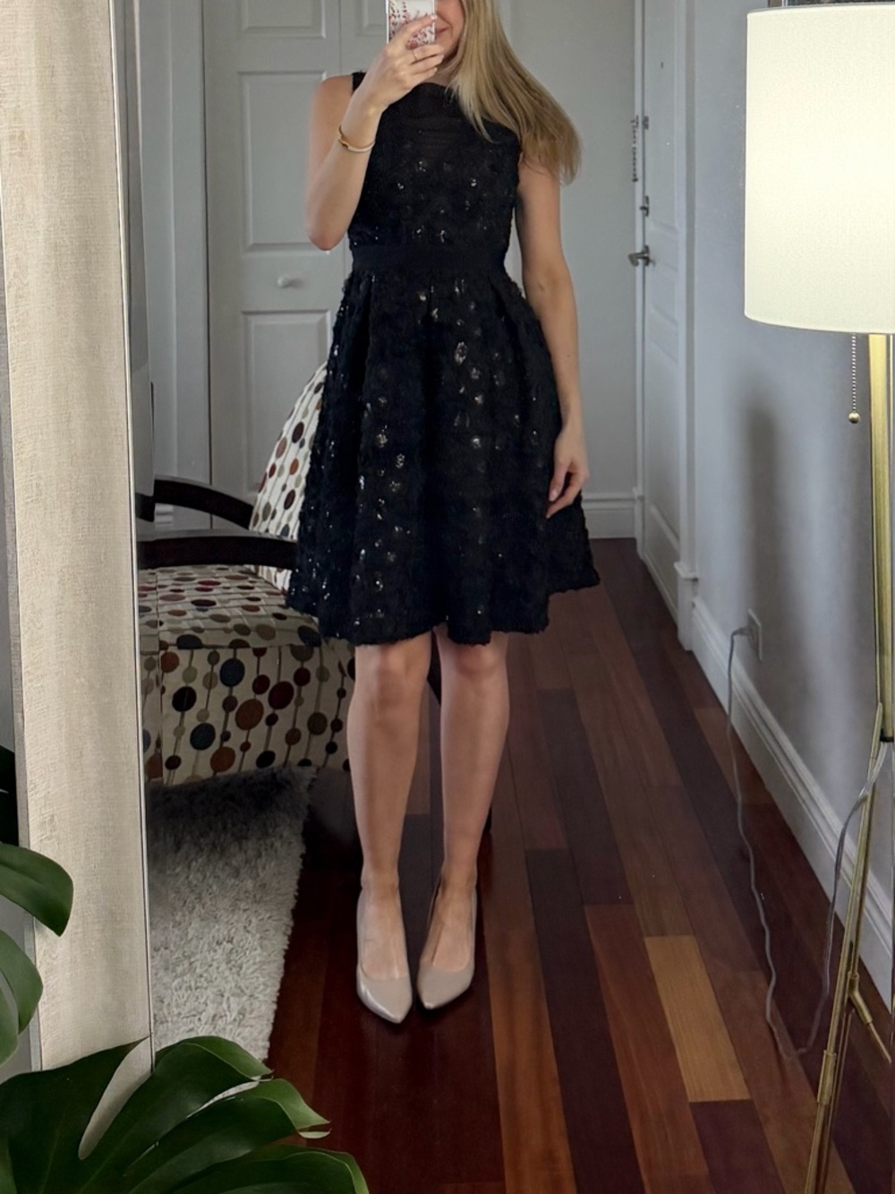 RW&CO black dress for formal event